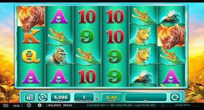 Raging Rhino Slot Machine Online